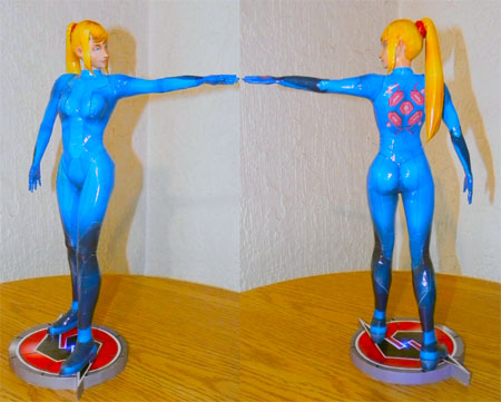 Zero Suit Samus Papercraft