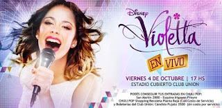 Violetta,Violetta en vivo, Violetta en Santa Fe, Santa Fe, espectaculos santa fe, Santa Fe espectáculos, Violetta en Union, Union de Santa Fe