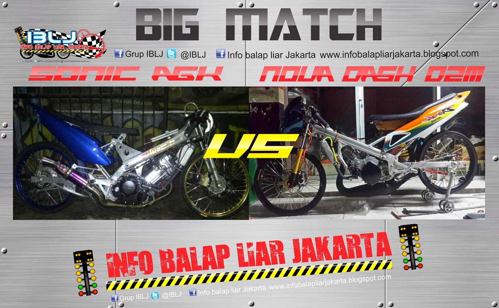 Jakarta Video Hasil Race Sonic AGK VS Nova Dash D2MInfo Balap Liar