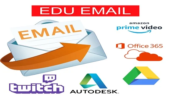 Custom Edu Email Amazon Prime,Twitch Prime,Office 365