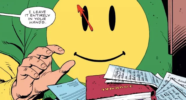 yellow face symbol watchmen