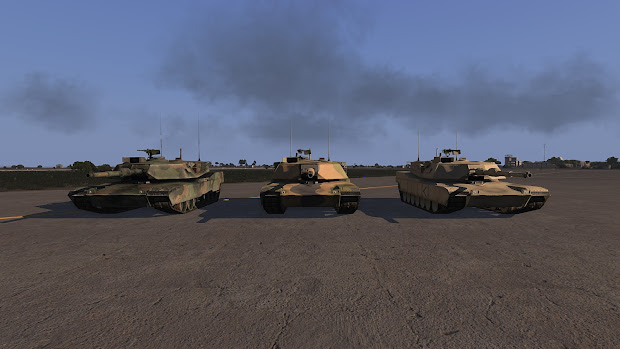 arma2からarma3へ取り込んだm1a1主力戦車MOD