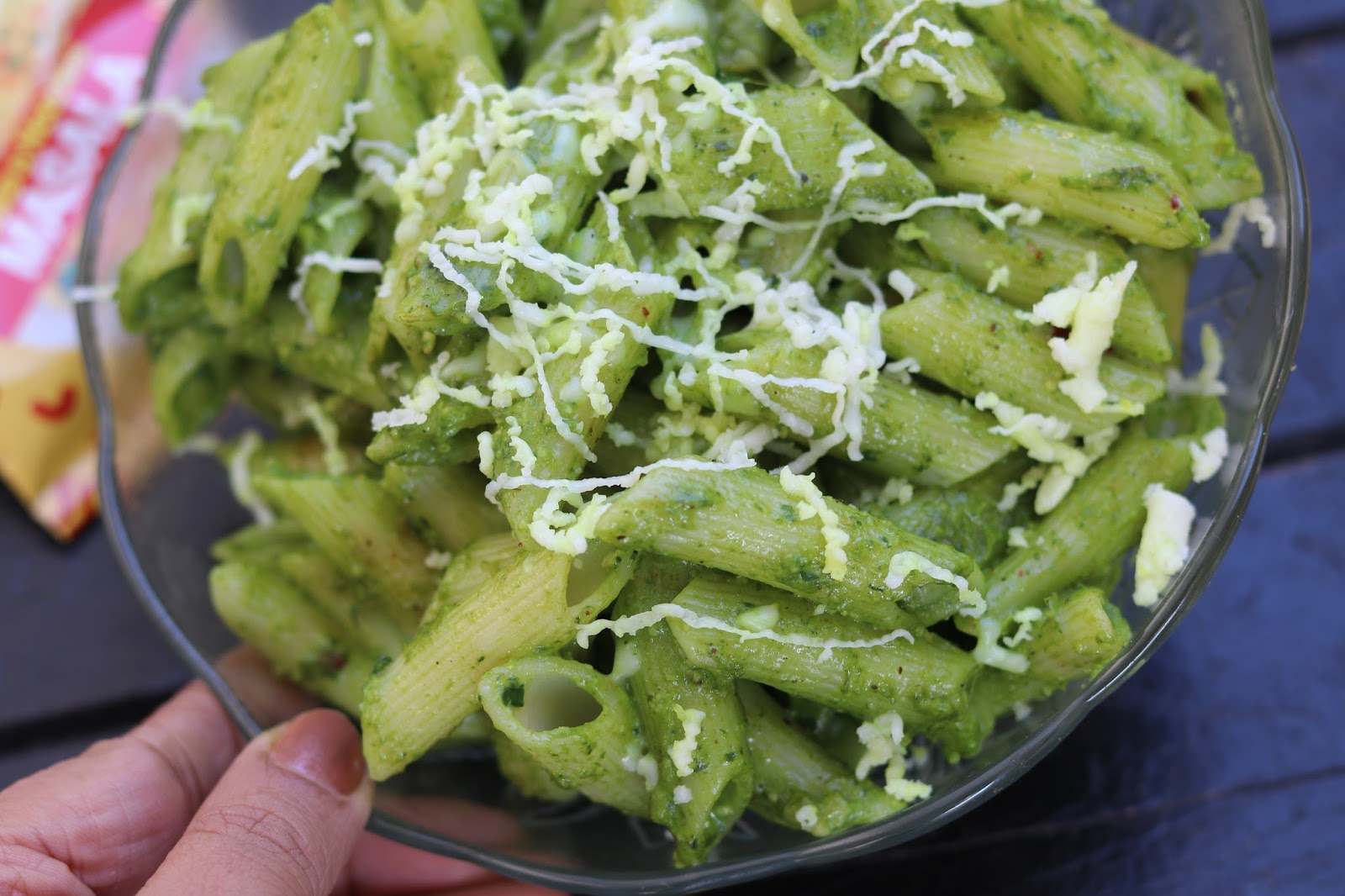 Healthy Spinach Pasta Recipe ~ Healthy Kadai
