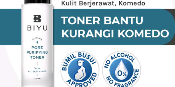 Cek Ingredients Biyu Pore Purifying Toner