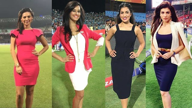 Top 5 Hottest Female Anchors of IPL