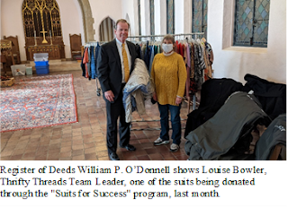 Register O'Donnell’s "Suits for Success" Program Donates to United Parish’s Thrifty Threads