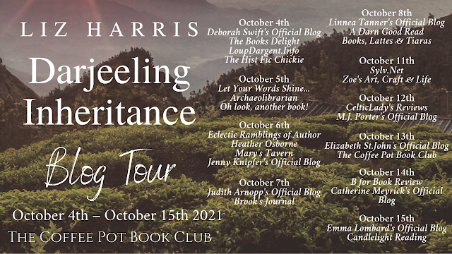 [Blog Tour] 'Darjeeling Inheritance' (The Colonials) By Liz Harris #HistoricalFiction #HistoricalRomance