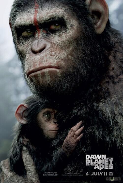 Планета обезьян 2014: Постер с малышом