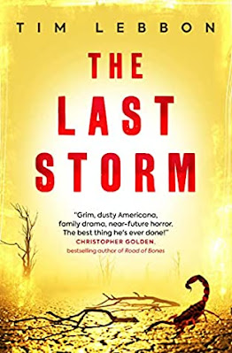 book cover of post-apocalytic novel The Last Storm by Tim Lebbon