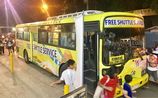 Robinsons Galleria Cebu Free Rides Shuttle Services