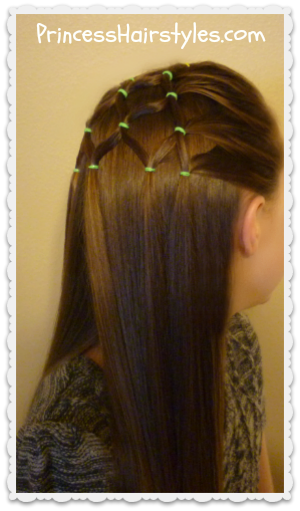 Elastic Christmas Tree Hairstyle  Hairstyles For Girls 