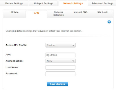novatel 5792 network settings