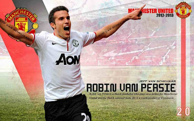 Wallpaper Robin Van Persie MU 2013