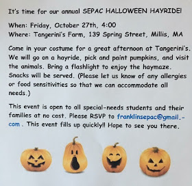 SEPAC Halloween Hayride - Oct 27, 4:00 PM