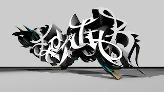 graffiti art alphabet design