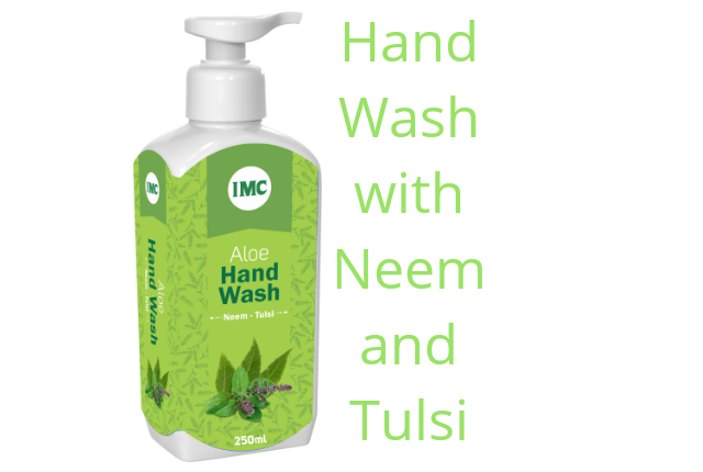 Hand wash with neem and tulsi