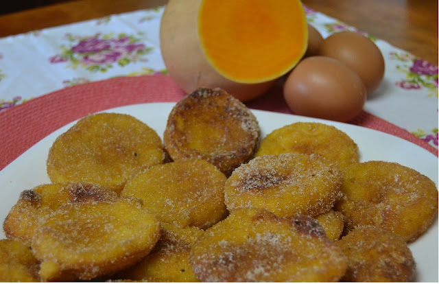 BUÑUELOS DE CALABAZA (Sin agujero)