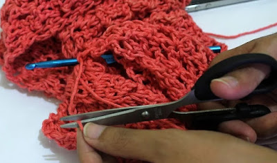 Make Crochet V Stitch 5