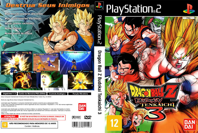 Résultat de recherche d'images pour "Dragon Ball Z - Budokai Tenkaichi 3 playstation 2"