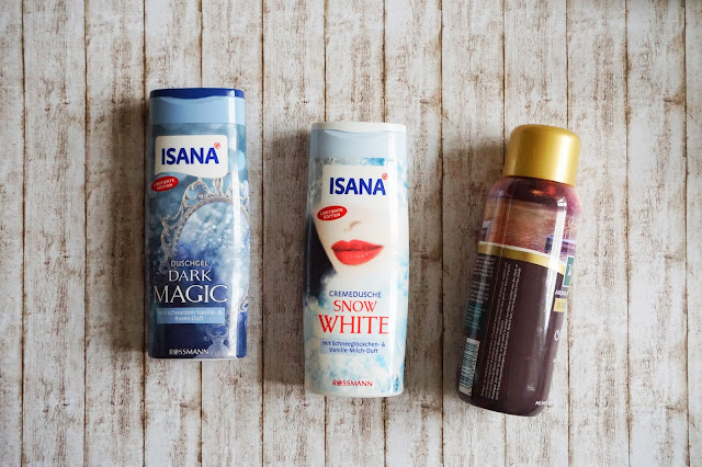 Isana - Duschgel Dark Magic  Isana - Cremedusche Snow White  Kneipp - Aroma-Pflegeschaumbad Offline