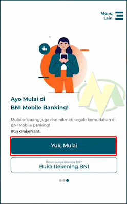 Cara Daftar Dan Aktivasi BNI Mobile Banking lewat HP