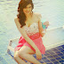 Actress Adah Sharma in short pink skirt