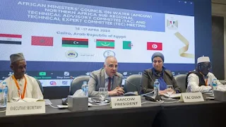 وزير الري يفتتح اجتماع اللجنة الفنية الاستشارية لمجلس وزراء المياه الأفارقة الأمكاو عن شمال أفريقيا