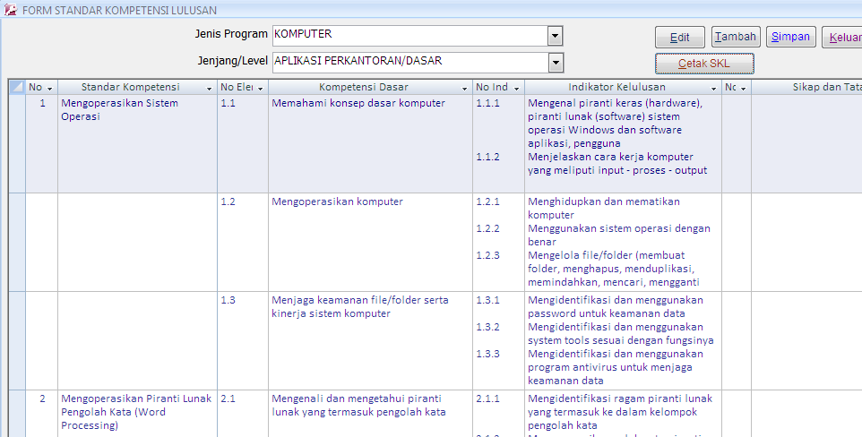 Sistem Informasi Manajemen Kursus dan Pelatihan (SIMKP 