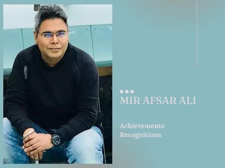 Mir Afsar Ali Achievements and Recognition