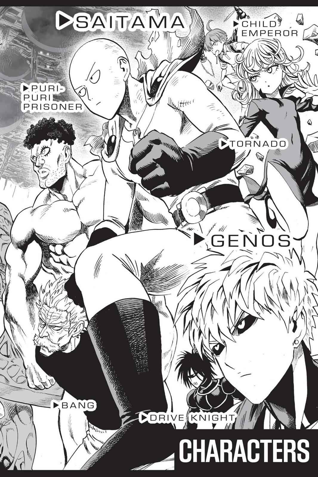 Senritsu no Tatsumaki in OPM Manga Covers