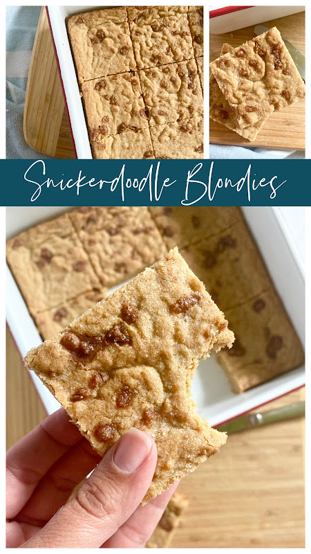 Snickerdoodle Blondies