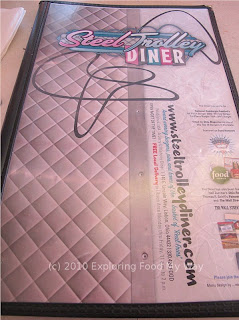 Steel Trolley Diner's Menu Page 1