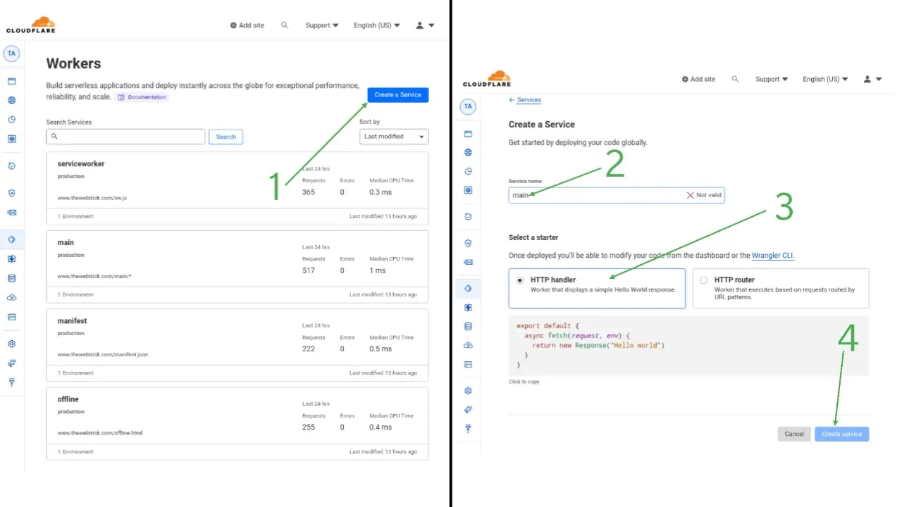 Create-Cloudflare-Workers