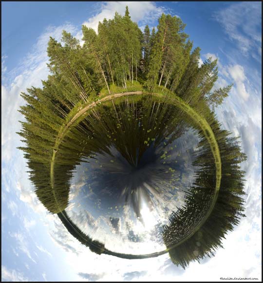 Mesmerising 360 Degree Panoramic Shots with 
Stereographic Projection.