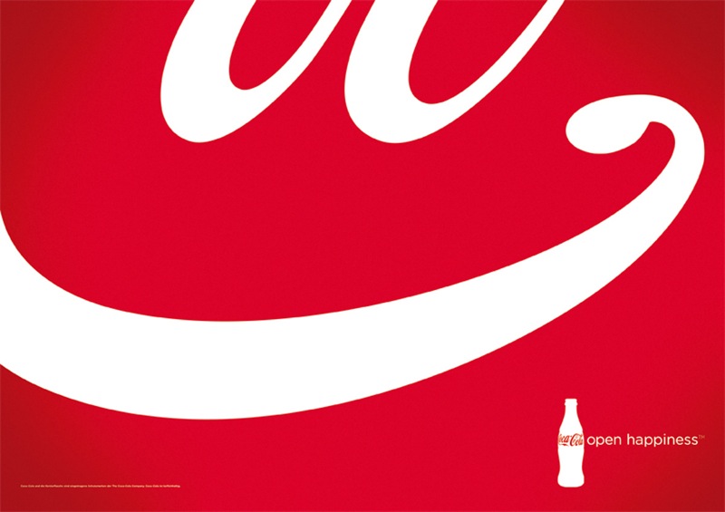 Coca cola open happiness p