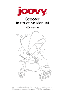 Joovy Scooter Instruction Manual 33X Series 