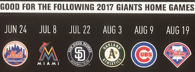 Choose among home games against the world champs Chicago Cubs or the crosstown rival Oakland A's