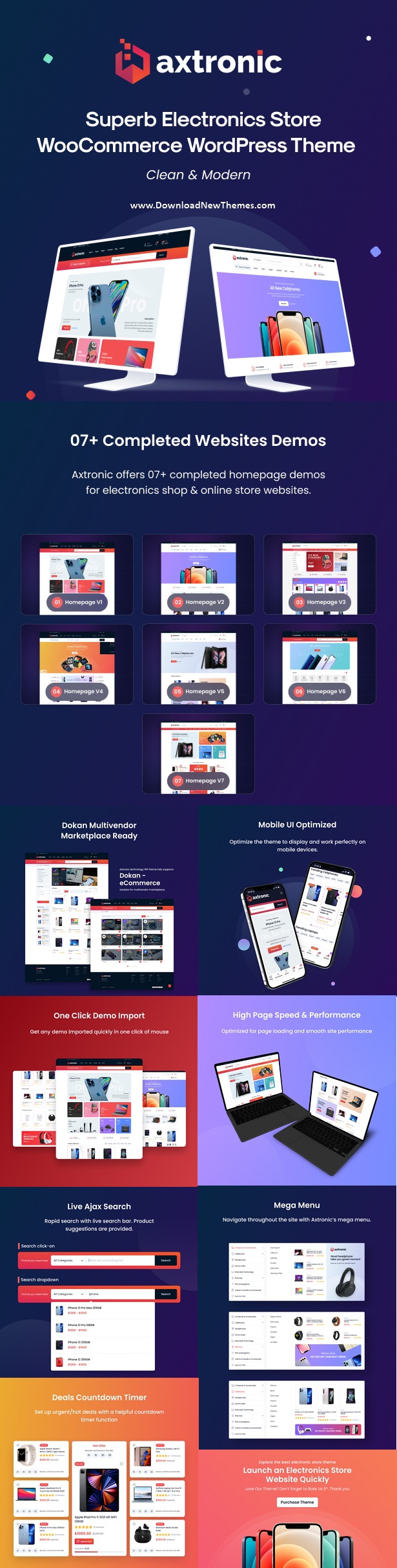 Download Electronics WooCommerce WordPress Theme