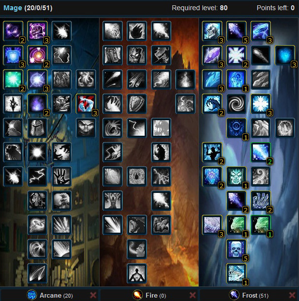 Frost PVP Build and Glyphs - Mage