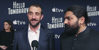 Lucas Jansen - Co-Creator / Executive Producer / Co-Showrunner & Amit Bhalla - Co-Creator / Executive Producer / Co-Showrunner at NY Premiere of Hello Tomorrow!