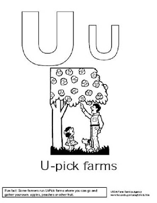 Preschool Coloring Pages, Alphabet Coloring Pages