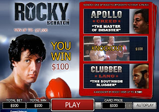 Free Rocky Scratch Card