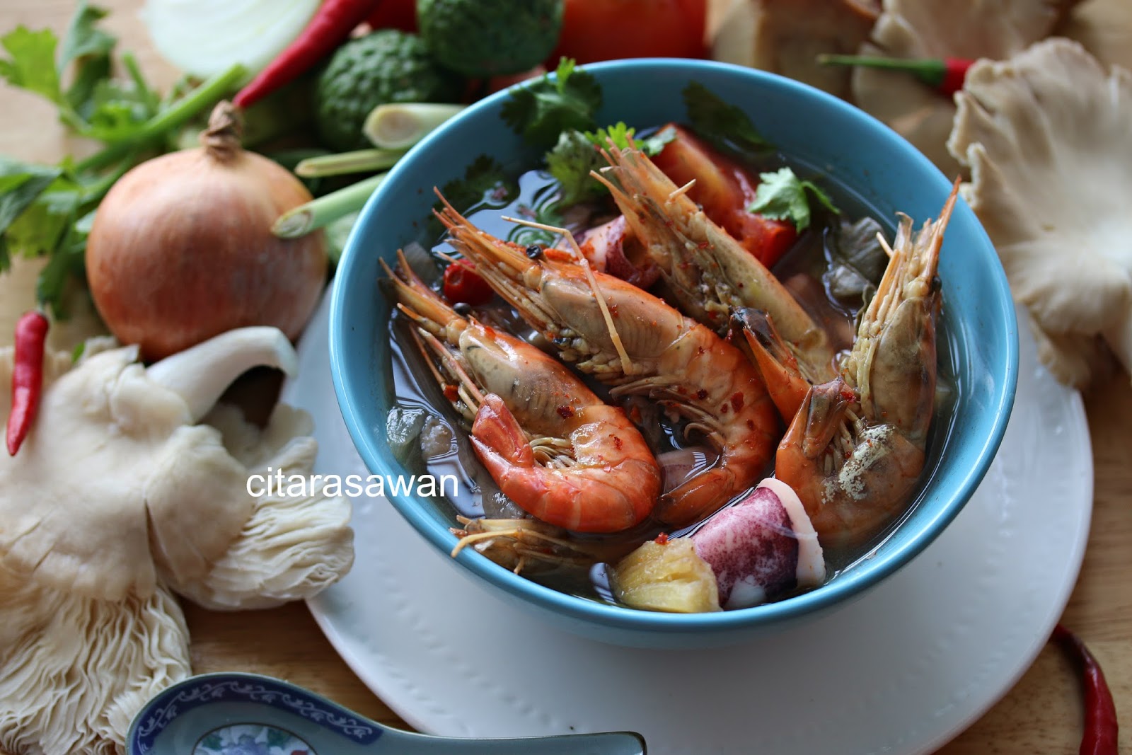 Tom Yum Goong / Tom Yam Putih ~ Resepi Terbaik