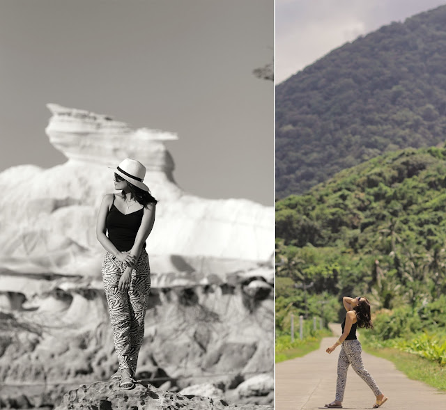 H&M zebra-print trousers, pagudpud ilocos norte, Kapurpurawan rock formation, best of Philippines
