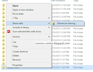 Cara Sharing Folder Windows 7 & Windows 8