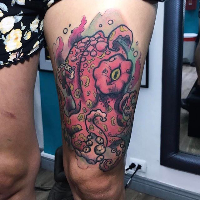 Gambar Tato Gurita Terbaru Paling Keren |  Octopus Tattoo Design