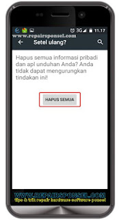 Cara Factory Reset Advan i45 Ke Setelan Pabrik