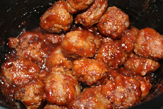 Bourbon Glazed Meatball Appetizer - Easy Life Meal & Party Planning - a scrumptious sweet glaze