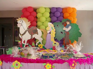 Tangled, Rapunzel, Children's Parties Decoration