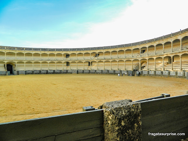 Arena de Touros de Ronda na Andaluzia